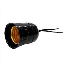 SOQUETE ILUMI NYLON C/RABICHO ECO PRETO 2A 250V