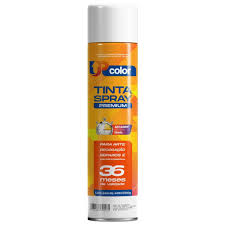 TINTA SPRAY UPCOLOR ALTA TEMP. BRANCO FOSCO 400ML/210G 1X400ML
