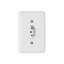 TOMADA SIMPLES 10A 250V ILUMI SAFIRA