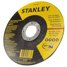 DISCO CORTE FINO 4.1/2X1X7/8 MET/ INOX STANLEY(E) -