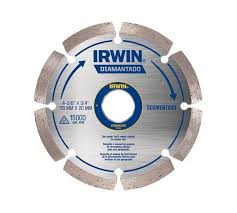 DISCO CORTE DIAMANTADO SEGMENTADO 110MM IRWIN(E)