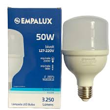 LAMPADA LED E27 050W 6500K 3250LM EMPALUX(E) -