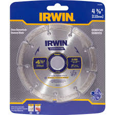 DISCO CORTE DIAMANTADO SEGMENTADO 110MM IRWIN(E)