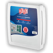 ARMARIO BANH PVC 37X34X10 BCO HERC  -  REF 2650