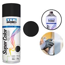 TINTA TEK BOND SPRAY 350 USO G. PRETO FOSCO