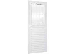 PORTA 210X86 CANELADO POSTIGO VENEZIANA MEIO ESQUERDO